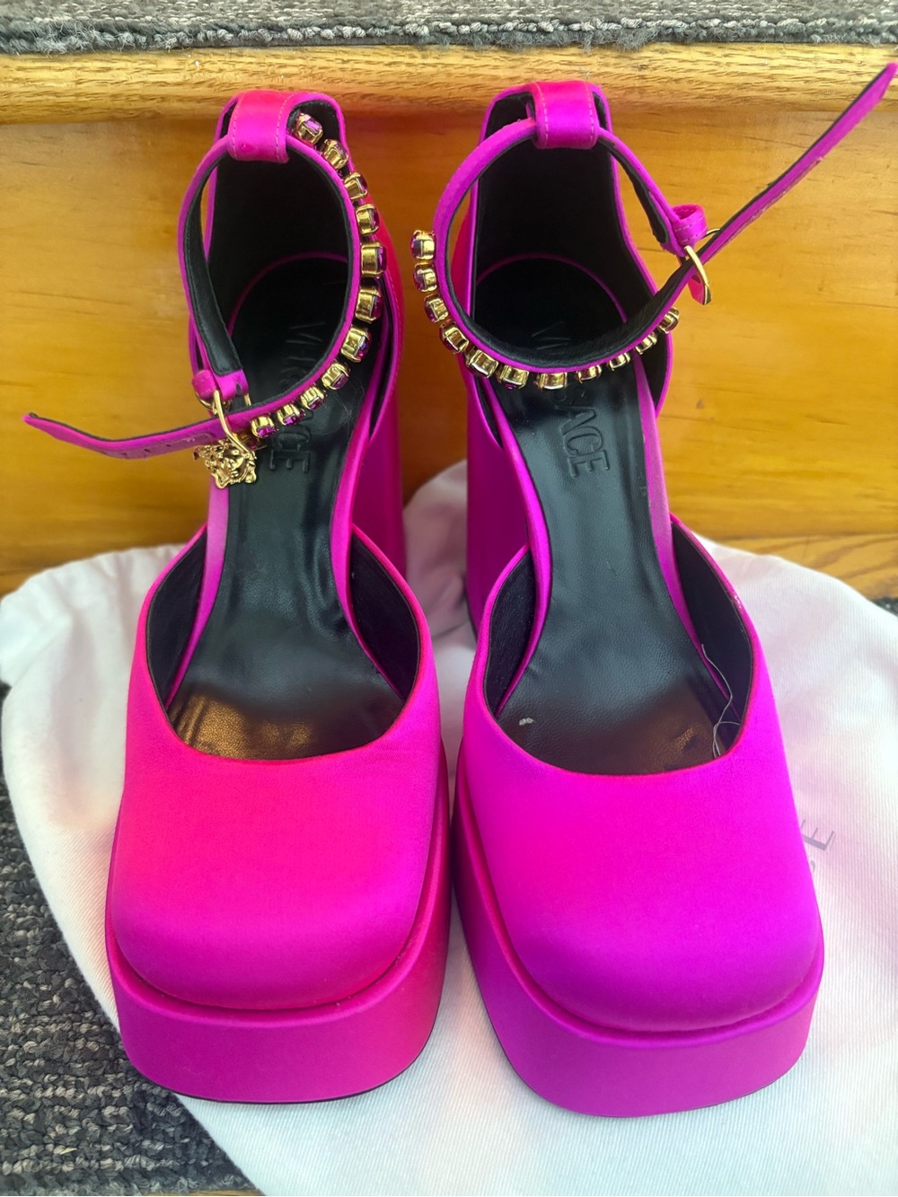 Versace Medusa Heels